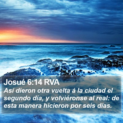 Josué 6:14 RVA Bible Verse Image