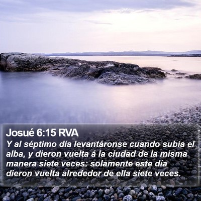 Josué 6:15 RVA Bible Verse Image