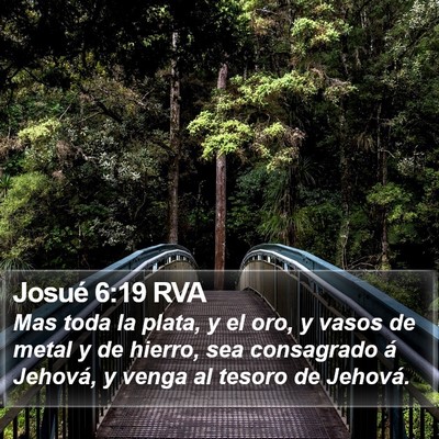 Josué 6:19 RVA Bible Verse Image