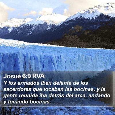 Josué 6:9 RVA Bible Verse Image