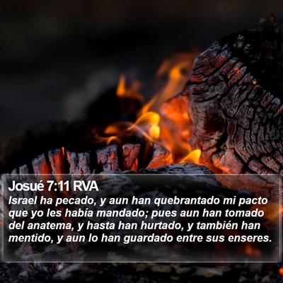 Josué 7:11 RVA Bible Verse Image