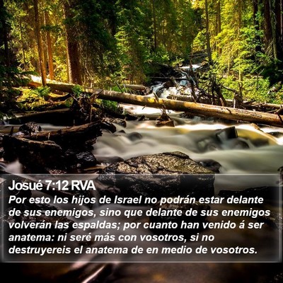 Josué 7:12 RVA Bible Verse Image