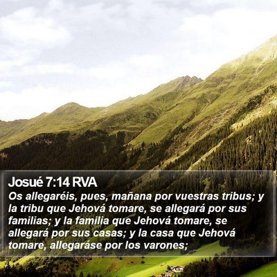 Josué 7:14 RVA Bible Verse Image