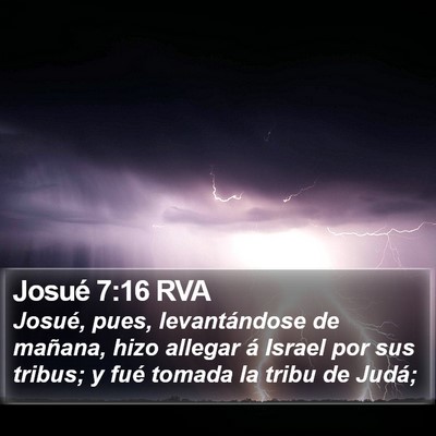 Josué 7:16 RVA Bible Verse Image
