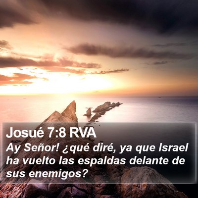 Josué 7:8 RVA Bible Verse Image