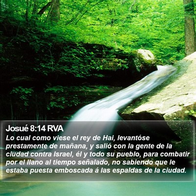 Josué 8:14 RVA Bible Verse Image