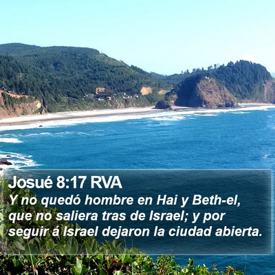 Josué 8:17 RVA Bible Verse Image