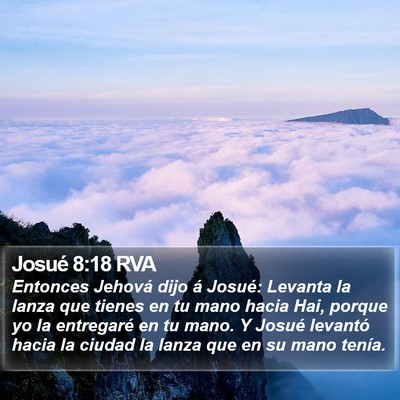 Josué 8:18 RVA Bible Verse Image