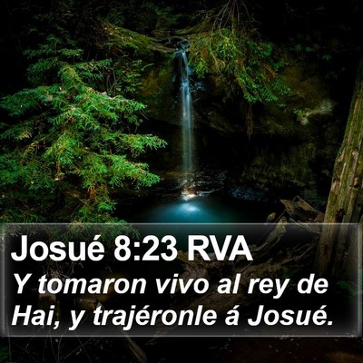 Josué 8:23 RVA Bible Verse Image