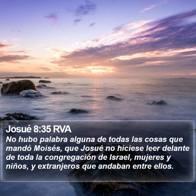 Josué 8:35 RVA Bible Verse Image