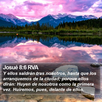 Josué 8:6 RVA Bible Verse Image