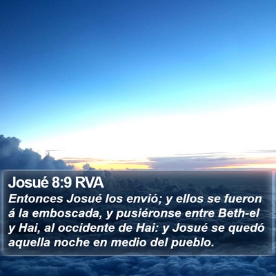 Josué 8:9 RVA Bible Verse Image