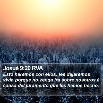 Josué 9:20 RVA Bible Verse Image