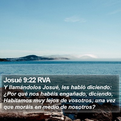 Josué 9:22 RVA Bible Verse Image