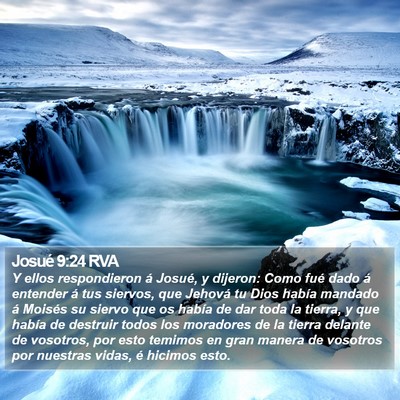 Josué 9:24 RVA Bible Verse Image