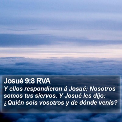 Josué 9:8 RVA Bible Verse Image