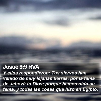 Josué 9:9 RVA Bible Verse Image