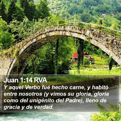 Juan 1:14 RVA Bible Verse Image