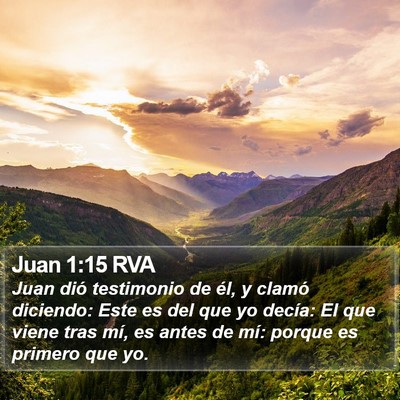 Juan 1:15 RVA Bible Verse Image