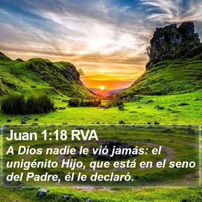 Juan 1:18 RVA Bible Verse Image