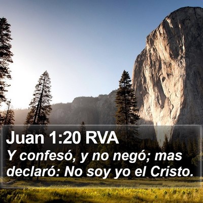 Juan 1:20 RVA Bible Verse Image