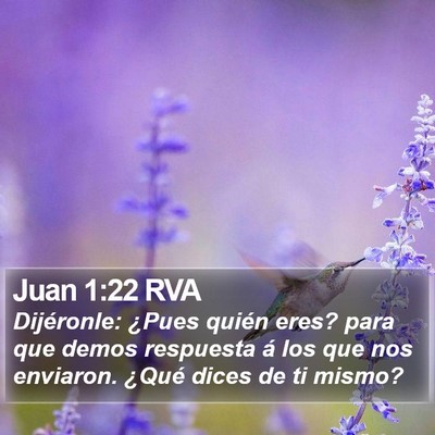 Juan 1:22 RVA Bible Verse Image