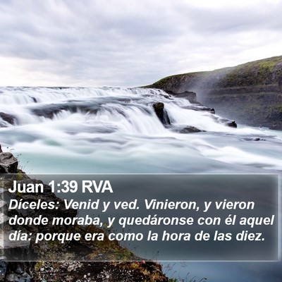 Juan 1:39 RVA Bible Verse Image