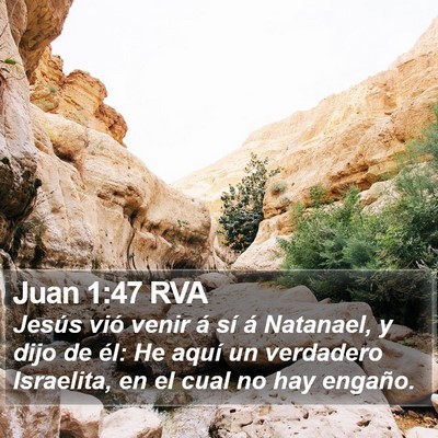 Juan 1:47 RVA Bible Verse Image