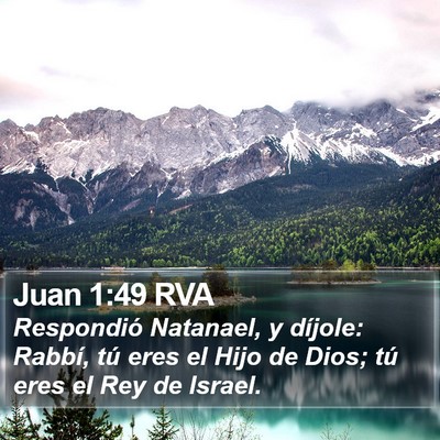 Juan 1:49 RVA Bible Verse Image