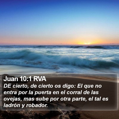 Juan 10:1 RVA Bible Verse Image