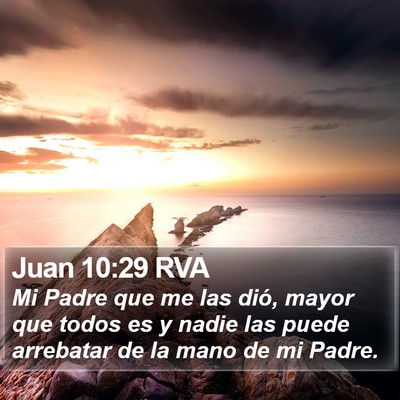 Juan 10:29 RVA Bible Verse Image