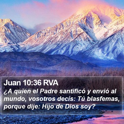 Juan 10:36 RVA Bible Verse Image