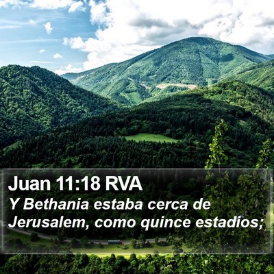 Juan 11:18 RVA Bible Verse Image