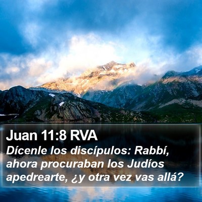 Juan 11:8 RVA Bible Verse Image