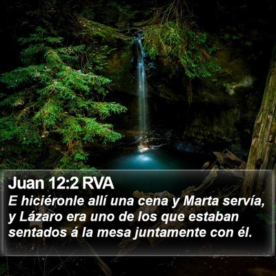 Juan 12:2 RVA Bible Verse Image