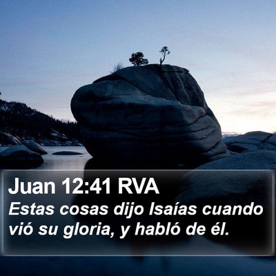Juan 12:41 RVA Bible Verse Image