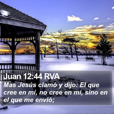 Juan 12:44 RVA Bible Verse Image