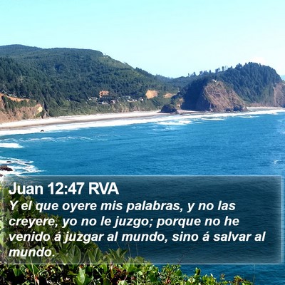 Juan 12:47 RVA Bible Verse Image