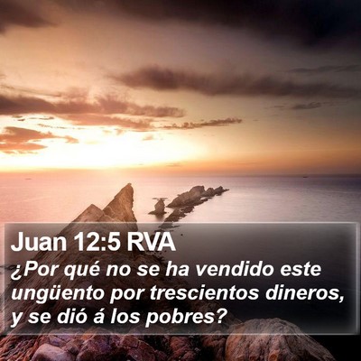 Juan 12:5 RVA Bible Verse Image