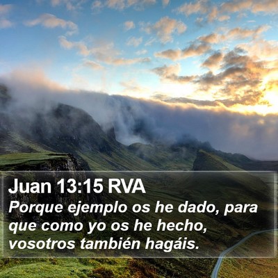 Juan 13:15 RVA Bible Verse Image