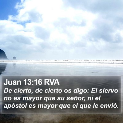 Juan 13:16 RVA Bible Verse Image