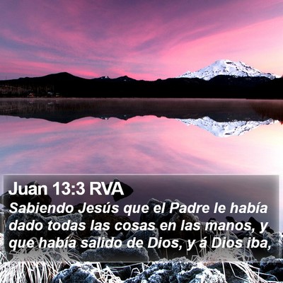 Juan 13:3 RVA Bible Verse Image