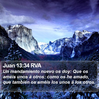 Juan 13:34 RVA Bible Verse Image