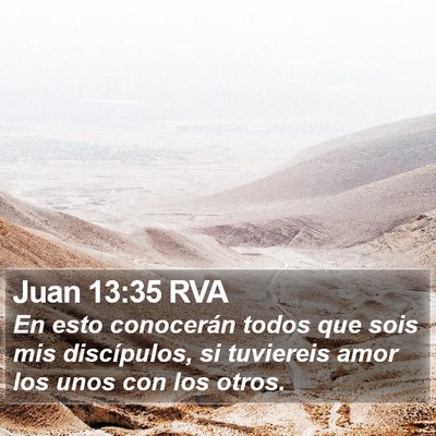 Juan 13:35 RVA Bible Verse Image