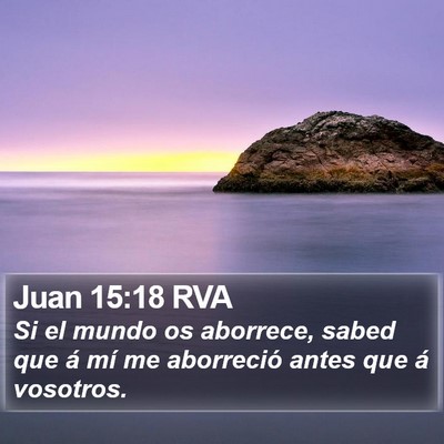 Juan 15:18 RVA Bible Verse Image