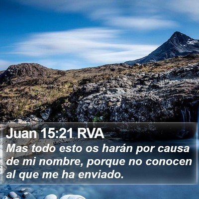 Juan 15:21 RVA Bible Verse Image