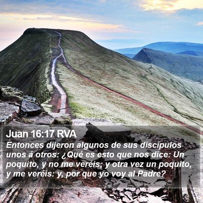 Juan 16:17 RVA Bible Verse Image