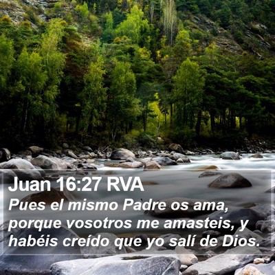 Juan 16:27 RVA Bible Verse Image