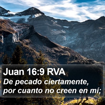 Juan 16:9 RVA Bible Verse Image