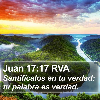Juan 17:17 RVA Bible Verse Image